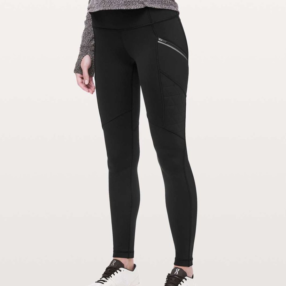 LULULEMON Toasty Tech Tight II Black
